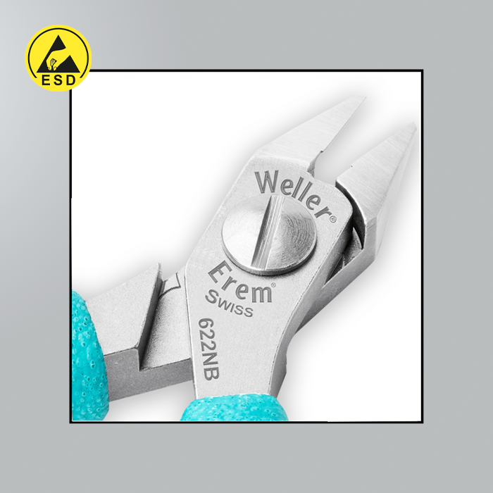 Erem 622NB - Pointed Relieved Head Tip Cutter - Flush ESD (E-622NB) Erem 622NB - Pointed Relieved Head Tip Cutter - Flush ESD (E-622NB)